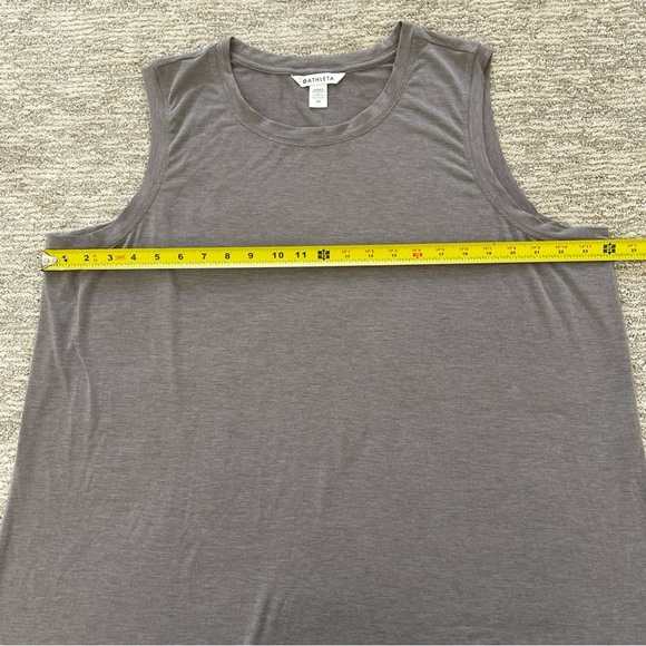 Athleta Women’s Plus Size 2x Gray Workout Tank Top Sleeveless Stretch Exercise - Picture 4 of 6